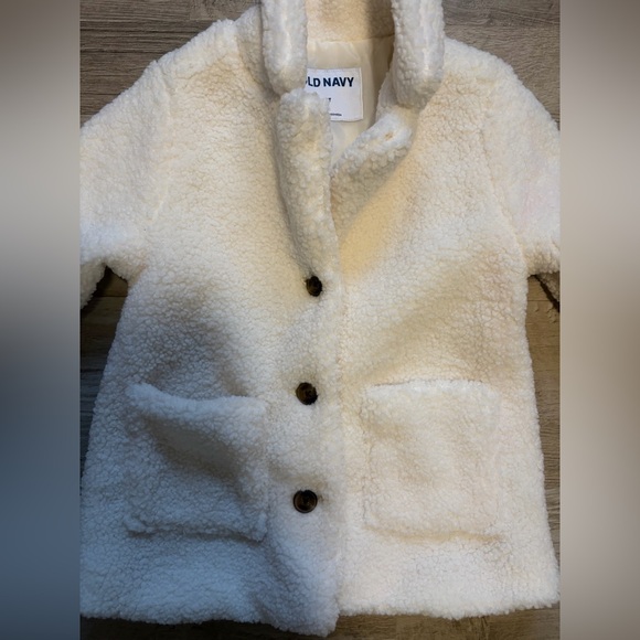 Long Sherpa Teddy Coat - Creme De La Creme - Picture 5 of 5